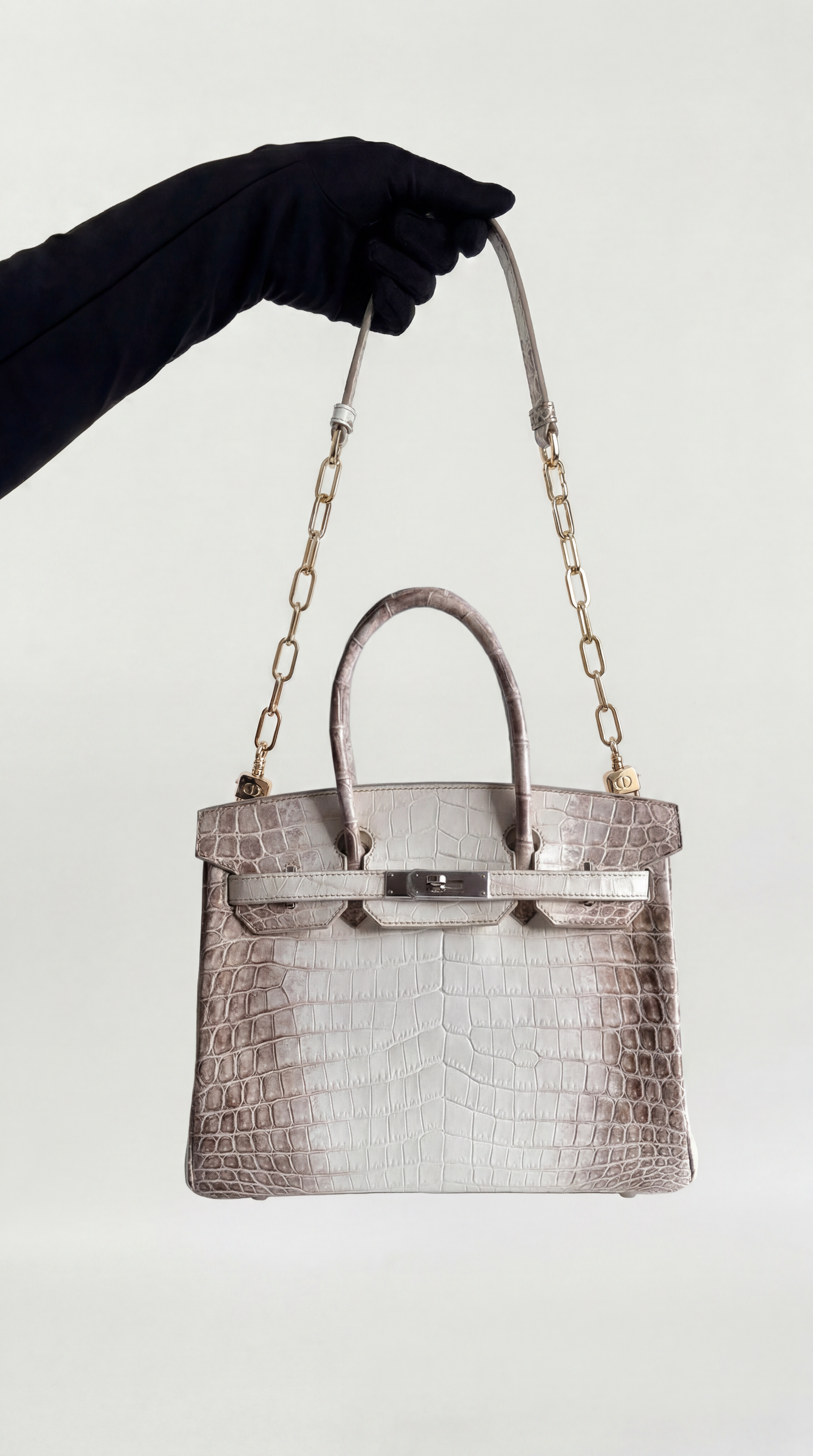 Hermès Birkin 30 Crocodile Gris Perle