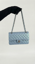Chanel Classic Flap Medium – Iridescent Light Blue